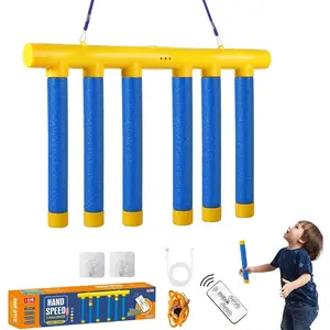 Reflex Drop Sticks Game with Remote - 3 Speed Hand-Eye Coordination Training | Challenge & Catch Falling Sticks Toy for Kids, Teens, Adults"