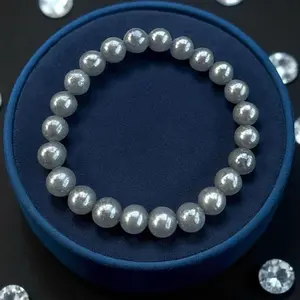 Pulsera de la suerte de pyrita/pyrite bracelet Diy Jewelry Making Rhodium Plated Stretch Multilayered Bangles