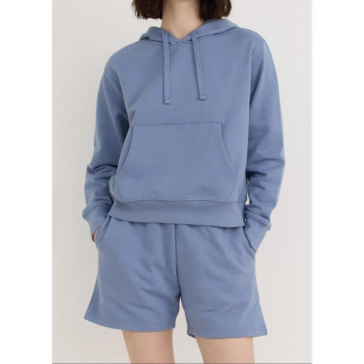 Weekend Longline Shorts - Misty Blue