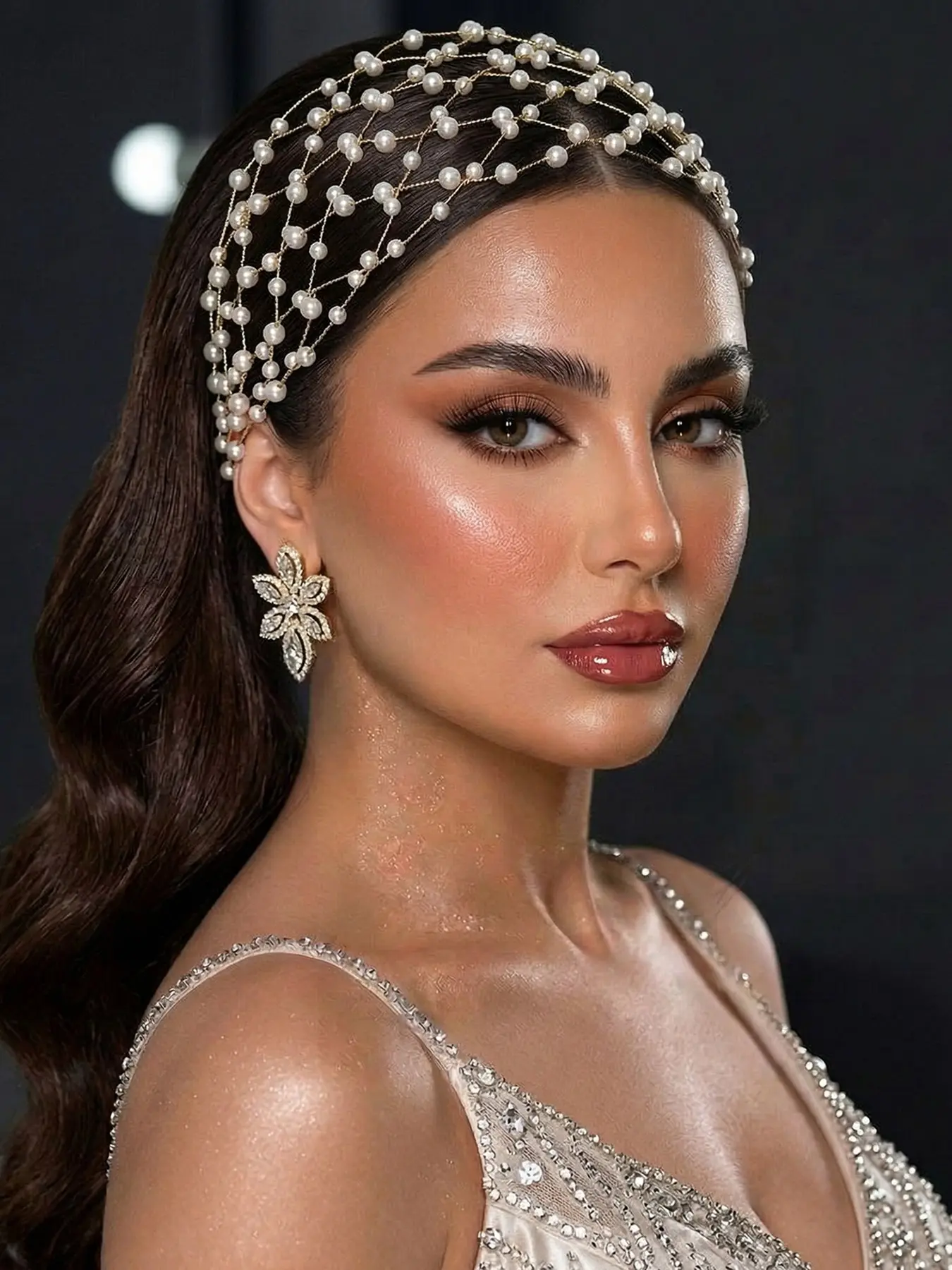 Elegant Pearl Beaded Headband, Fashionable Women's Hair Accessory, Bridal Headpiece, Bridal Hair Accessories, Perfect for Weddings, Parties, Holidays, Celebrations