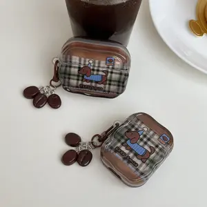 [Jj 5D91] Lattice Dachshund Suitable for AirPods Pro protective cover AirPods protective case Active noise reduction Apple