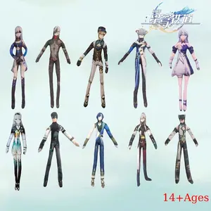 Game Honkai：Star Rail Aventurine Sunday Robin Blade Cosplay Plush Cotton Doll Slender Twistable Shape Abstract Model Decoration