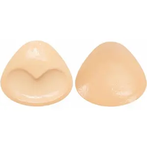 Niidor Fabric Bra Inserts Breast Pads Sticky Inserts Add a Cup Breast Pads Waterproof Bra Pad for Bikini Swimsuit Dress