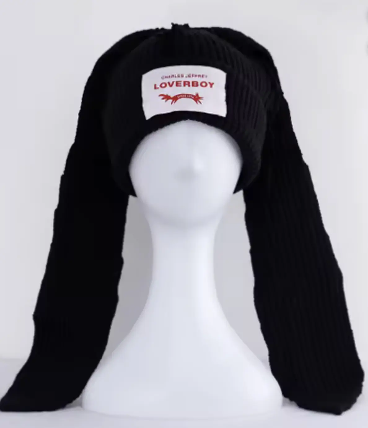 Unisex Funny Rabbit Long Ear Winter Running Hat Custom logo Lover Boy Beanie Cute Y2k Knitted Beanie Hat for Outdoor