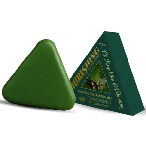 Hoegoa Natural Herbal Shampoo Soap | Scalp Nourishing & Gentle Deep Cleansing | Oil Control Refreshing Cooling | Smooth Shiny Frizz-Free Hair | Non-Greasy Daily Hair Care Bar for All Hair Types