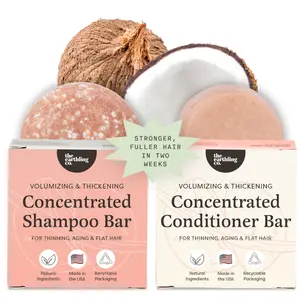 Shampoo and Conditioner Bars for Thickness & Volume