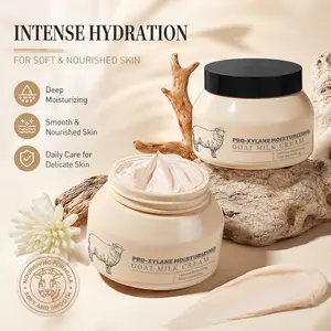 Hydrating Goat Milk Cream, Daily Moisturizing and Nourishing, Ideal for Dry and Sensitive Skin, Summer Hydration Product, Gentle Formula, Moisturizer, Smooth