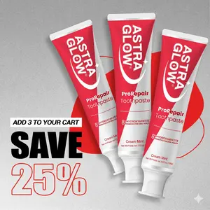 AstraGlow ProRepair Toothpaste for Oral Health, Free of Fluoride-hydroxyapatite toothpaste official authentic product