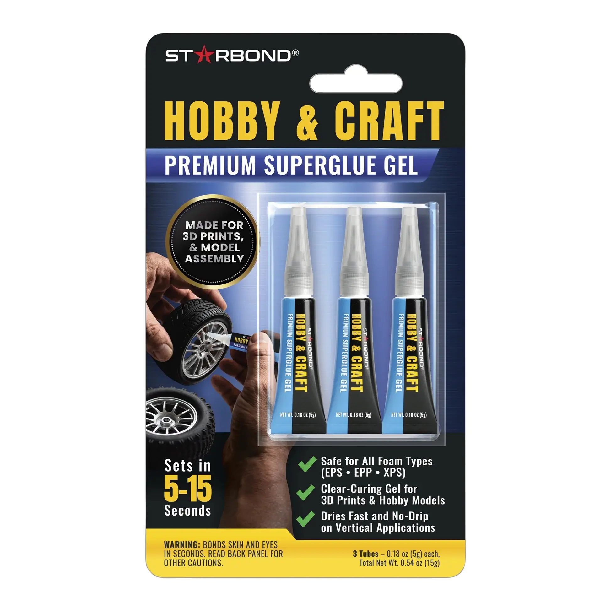 Hobby & Craft Premium Super Glue Gel