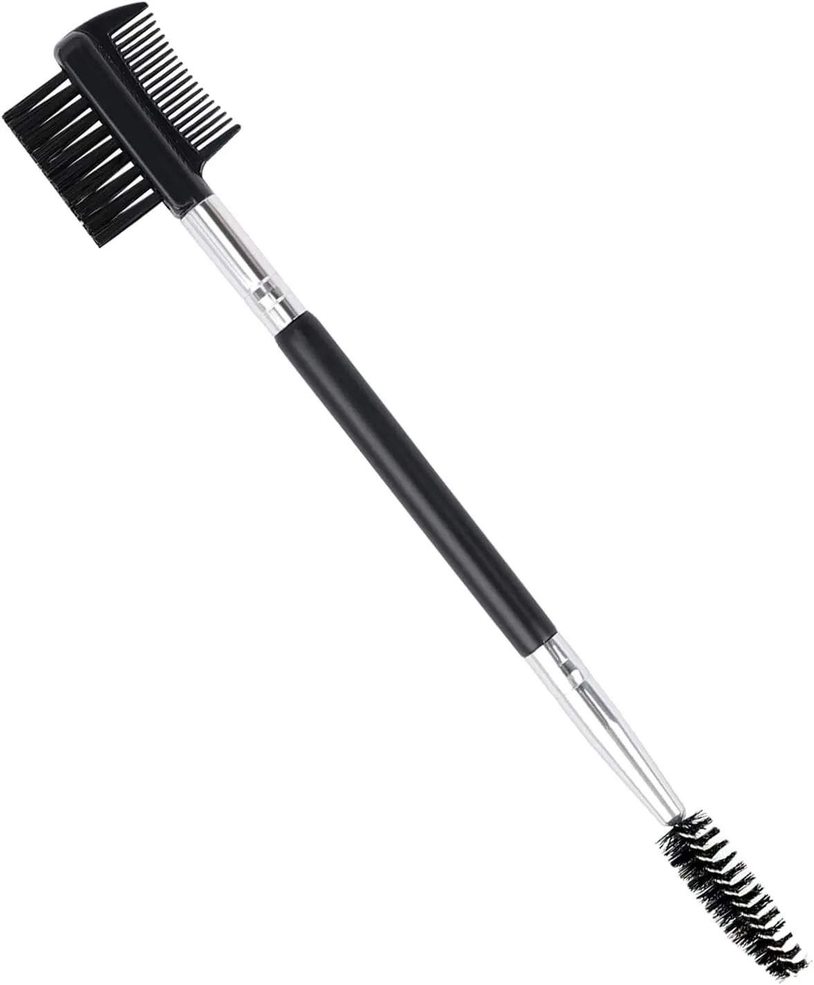 [New Deal] - 3 Head Eyebrow Eyelash Shaper Eyelash Comb Double Head Brush Makeup Grooming Tool cosmetic with 3 Different Spoolie Brushes for Separating Lashes, Eliminating Mascara Clumps, Grooming and Shaping Brow