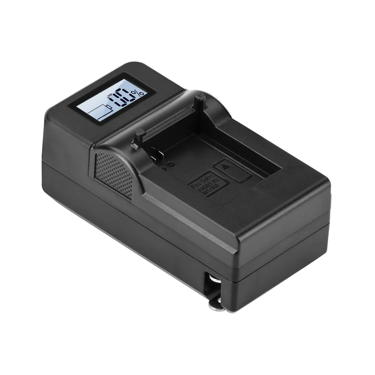 Green Extreme Compact Smart Camera Charger with LCD Screen, Camera Charging Accessories for GoPro AHDBT-201/301/302
