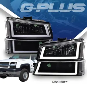 Led Drl Projector Headlights Head Lamps Fit For 03-06 Chevy Silverado