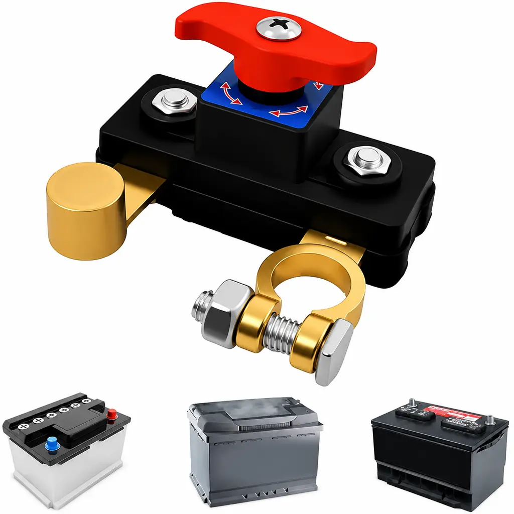 Pure Copper Battery Main Disconnect Isolation Breaker Switch for Automobile-Truck Power Systems, High Conductivity Cut-Off, Stable Current Delivery, Leakage Protection, Premium Winch Accessory Gift