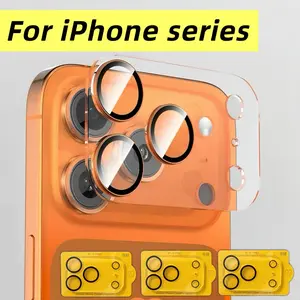 Lens Protector Film Compatible iPhone Series 17/16/15/14/13, Durable Lens Guard Design, Pack of Three, Perfect Fit & Protection