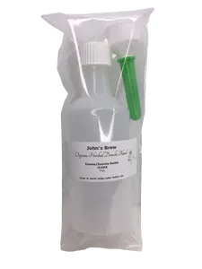 JOHN’S BREW: Enema/Bidet Bottle- For Men, Clear 4oz Blend Herbal