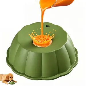 BOMUU Water Bowl,Yogurt Bowl,Dog Liquid Slow Feeder,Lick Bowl with Ball ,Oral Hygiene & Tongue Cleaning,No Mess Liquid Treat Enrichment Bowl for Dogs
