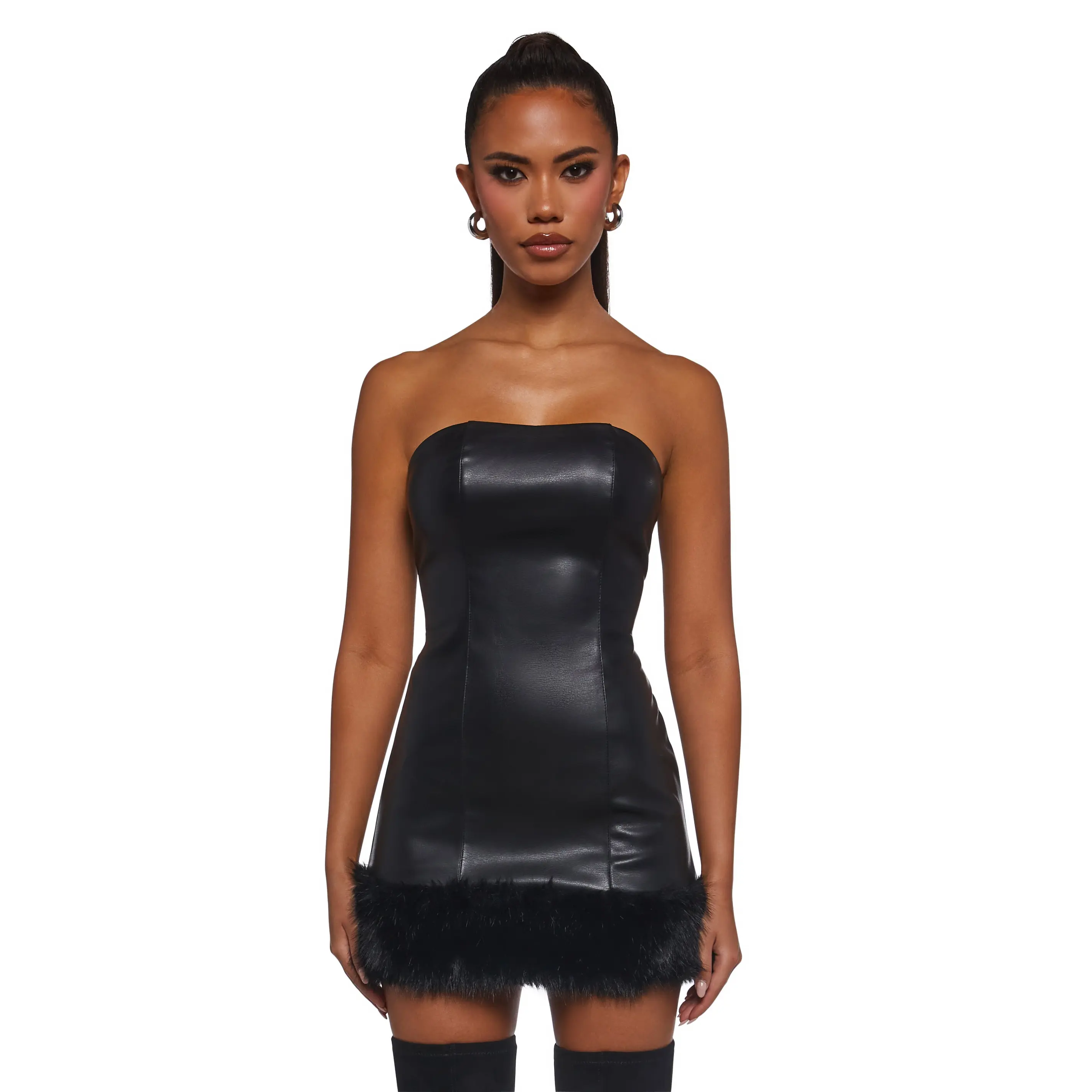 Icon Sensation Strapless Mini Dress