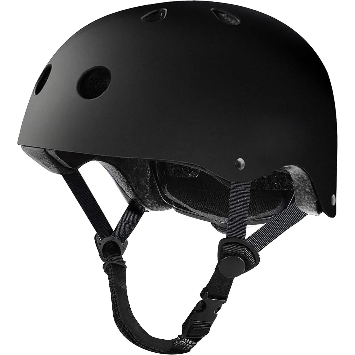 Skateboard Helmet for Youth-Adults, Safety Gear with ABS Shell, EPS Core, Shock Resistant, Secure Ventilation, Matte Colors for Skateboarding Protection
