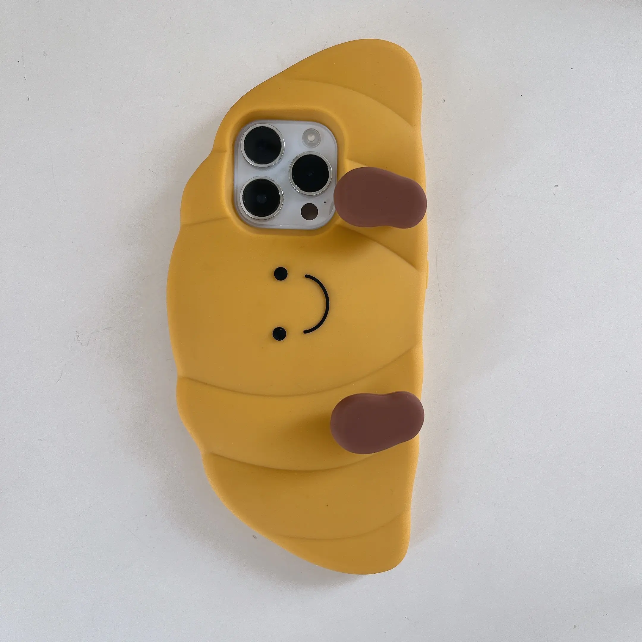 Cute Cartoon Banana Design Phone Case with Lanyard, Creative Phone Protective Cover, Phone Accessories Compatible with iPhone 11 12 13 14 15 Pro Max, Protective Soft Casing, Silicone Soft Shell