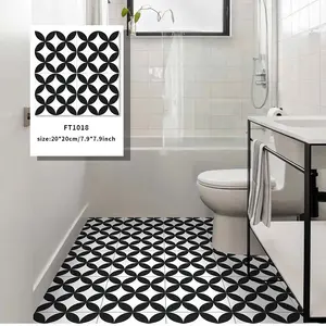 10-Piece European Style Modern Brick Wall Stickers, Waterproof Self-Adhesive Tile Decals for Kitchen, Bathroom, Living Room, PVC Removable Wallpaper