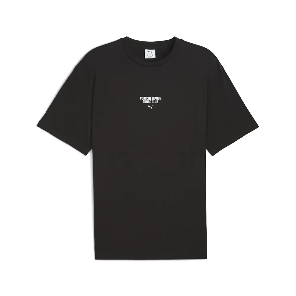 PUMA Mens Porsche Legacy Graphic Crew Neck Short Sleeve Casual Tops Casual - Black