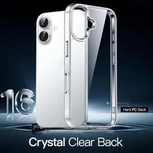Clear Case for iPhone 17 /17Pro/17Air/17 Pro Max/16Pro/16 ProMax Case, Shockproof Thin Silicone Cover, Yellowing-Resistant Slim Transparent TPU Phone Case (Clear)