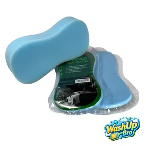 3-Pack Jumbo Car Wash Sponge - High Absorbent, No-Scratch Foam for Auto Detailing