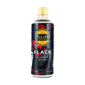ITO EN TULLY'S Coffee Black 500ml - Rich Bitter Japanese Brew, Unsweetened Iced Coffee Drink