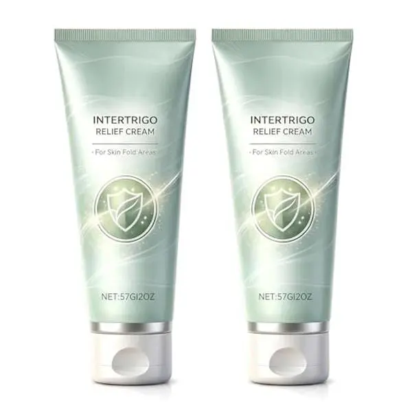 2PCS Intertrigo Cream, Skin Fold Care & Chafing Support Cream, Helps Soothe Irritated Skin and Reduce Friction, Fast-Drying Non-Greasy Formula for Daily Use, Supports Skin Comfort – Moisture Control
