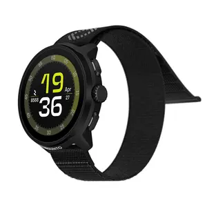 Suunto Run GPS Sports Watch with AMOLED Touchscreen, Heart Rate and Sleep Tracker - Black, Textile Strap