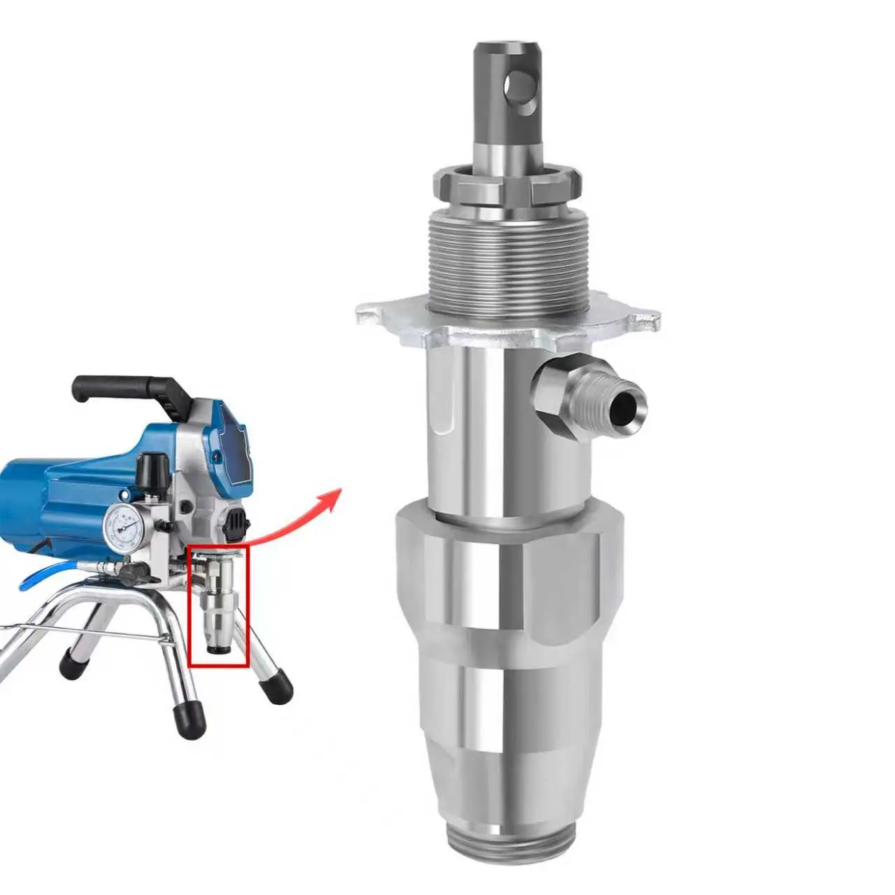 Durable Aftermarket Airless Spray Pump - Compatible with 390/395/490/495/595 Models & 3400 Sprayer, Efficiency-Boosting Replacement Part