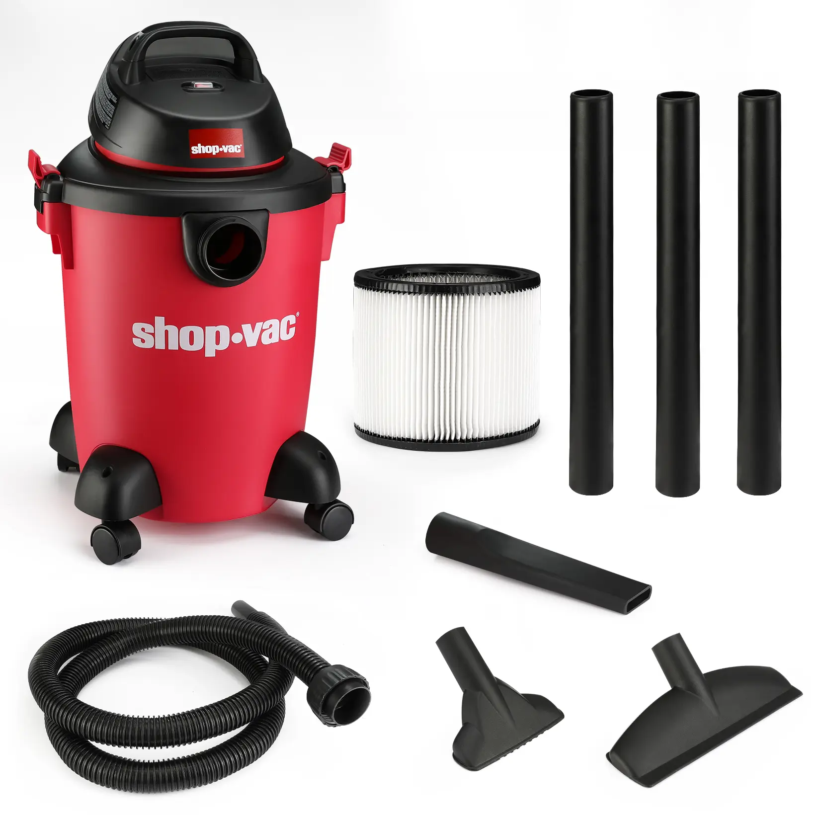#backtoschool Shop-Vac 6 Gallon 3.0 Peak HP Wet Dry Vacuum, 3 in 1 Function Heavy-Duty Shop Vacuum with Filters, Attachments, Ideal for Home, Jobsite, Garage, Car & Workshop