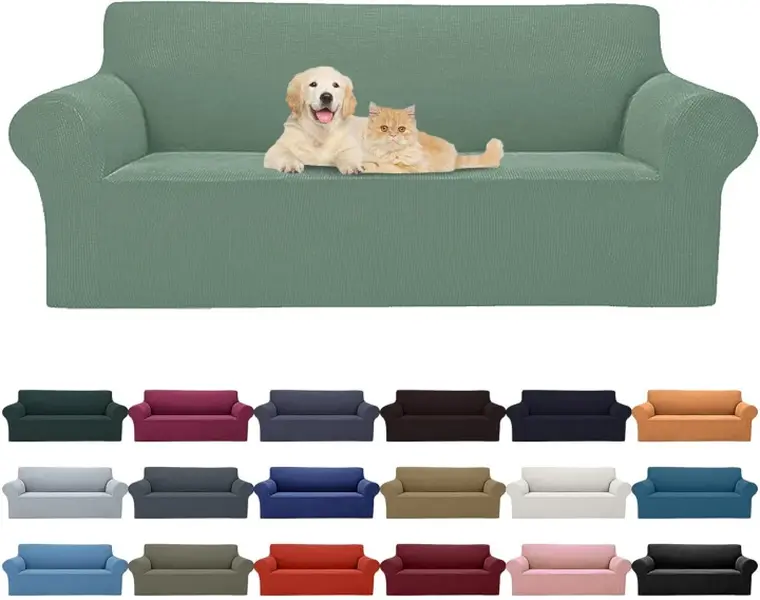 Universal Stretch Sofa Cover Slipcover - Washable Elastic Couch Protector, Durable Household Textile for Home Decor