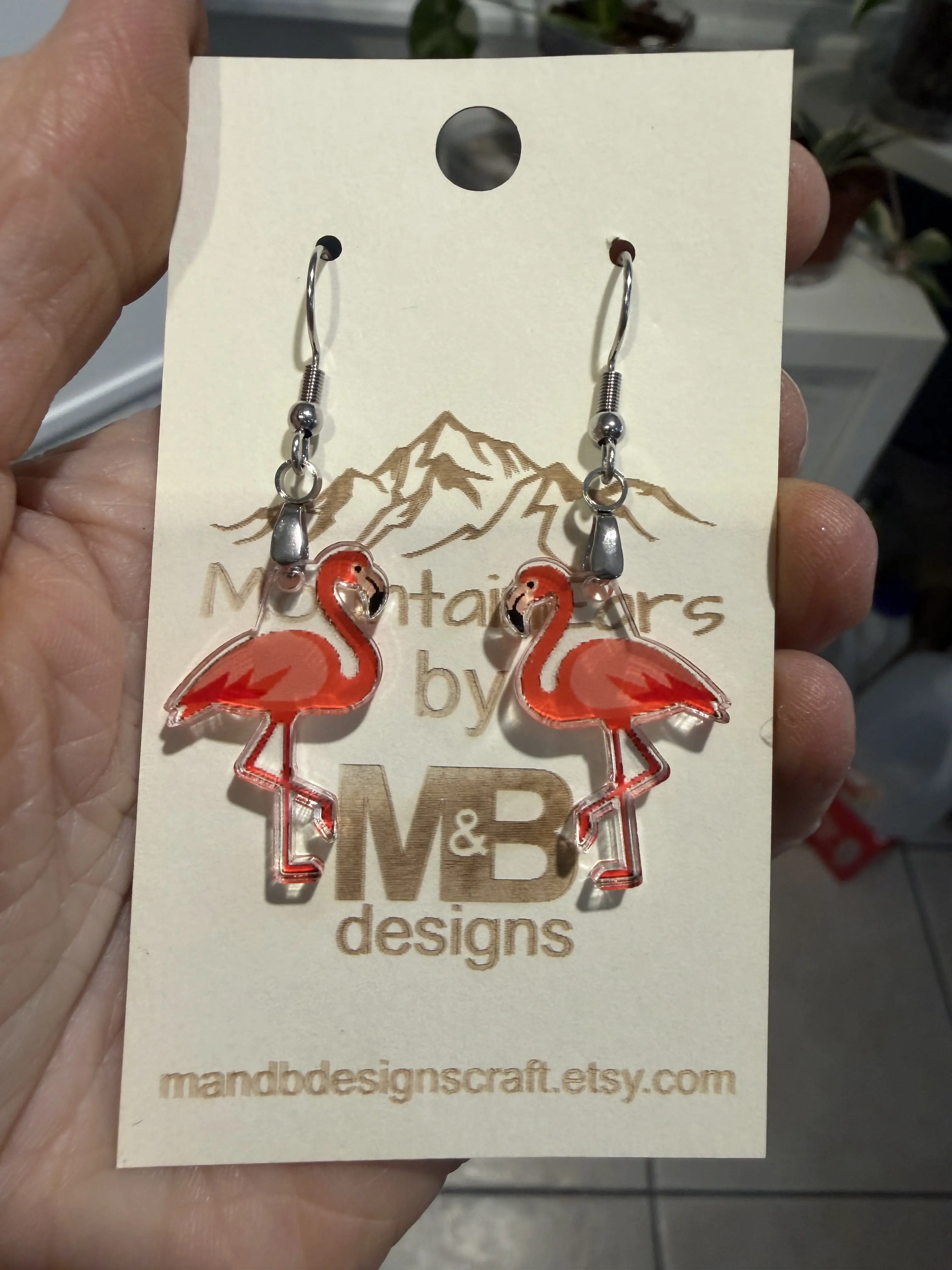 Flamingo Earrings