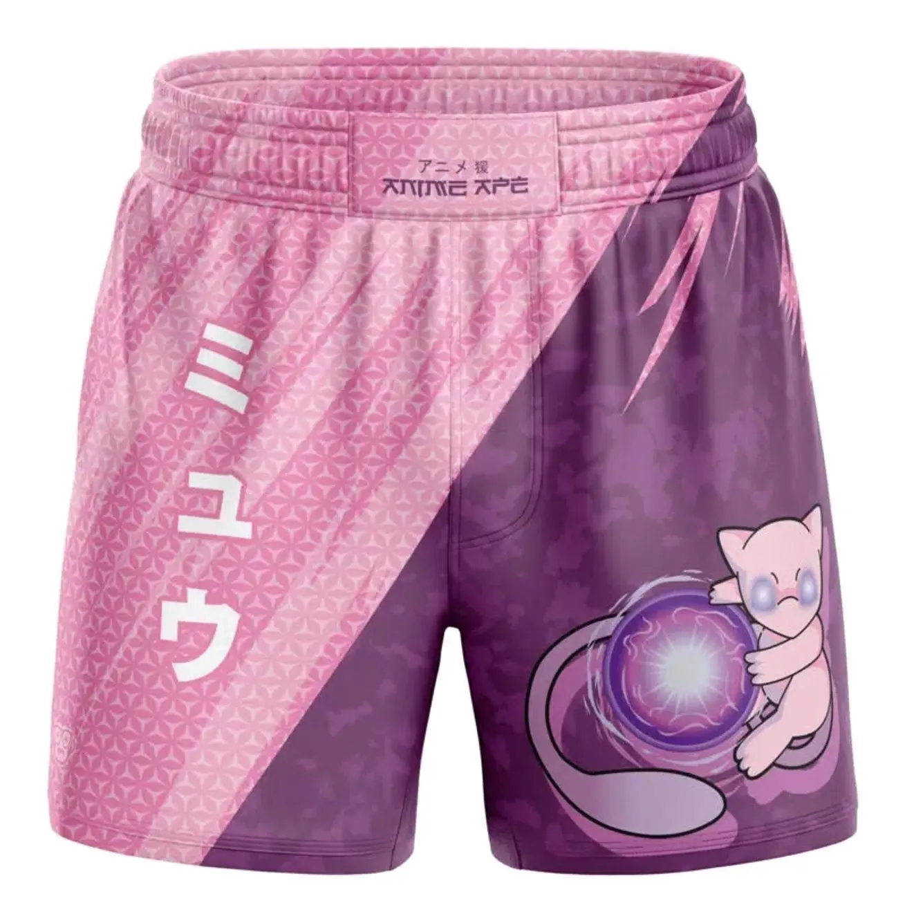 Mew Attack Pokemon BJJ MMA Fight Shorts