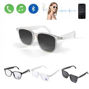 Smart Bluetooth Sunglasses with Built-in Mic & Speakers, Waterproof & Unisex – Ideal for Motorcycle Riding, Running, and Outdoor Fun Wearable Man