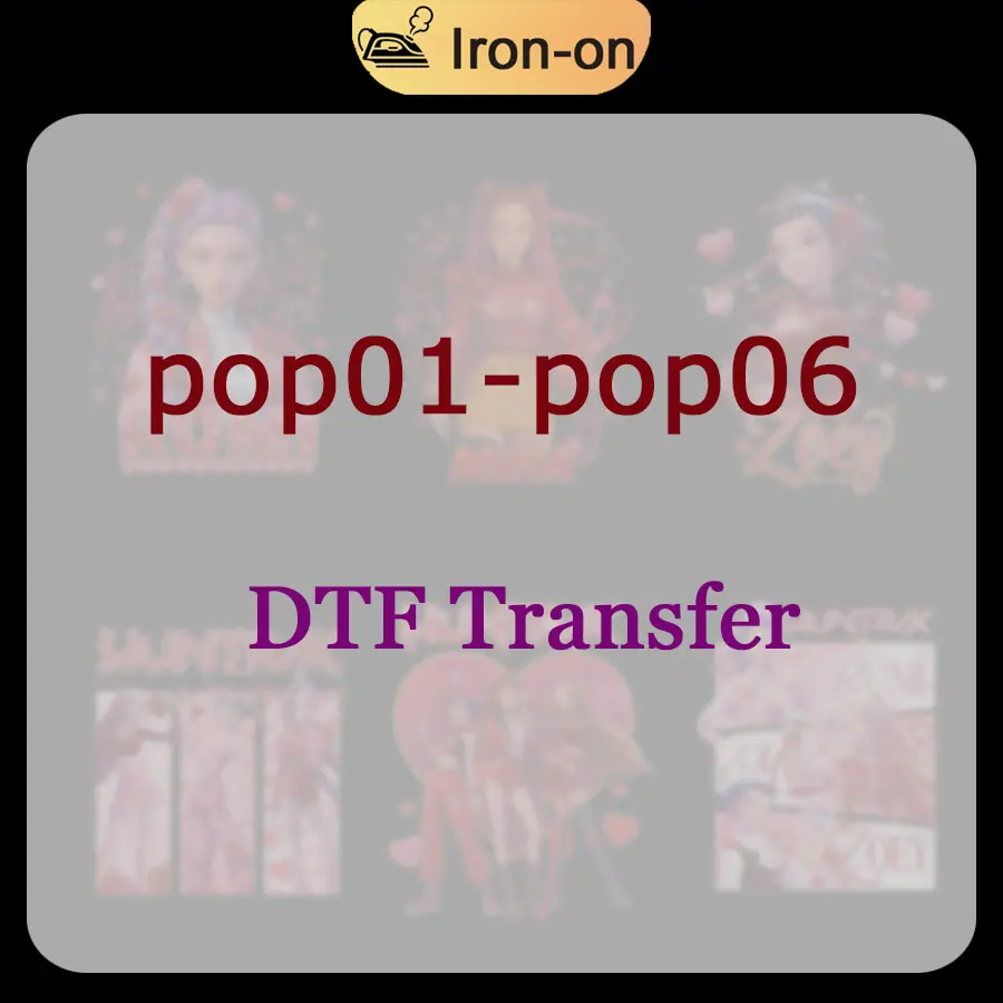 “Anime Style Idol” DTF Transfer - Romantic Aesthetic Vibes - Soft · Dreamy · Heartthrob - Suitable For T-shirts, Bags & Fabric Decor, Washable Iron-On Stickers, Pop Culture Anime Inspired Heat Transfer Stickers