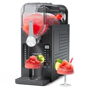 AD03 No Ice Required Professional Slushy Machine, 6 Preset Programs, 88 Ounces Smoothie Maker with Self-Cleaning Function, LED Display, Make Milkshakes, Smoothies, Margaritas, Frappes and More#TikTokShopBlackFriday, Blenders, Kitchen Appliances