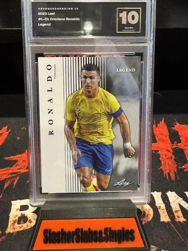 2023 Leaf #L-01 Legend Cristiano Ronaldo Graded GEM MINT 10