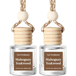 ar Air Freshener Hanging, Mahogany Teakwood Essential Oil Diffuser for ar, ar Air Freshener ute, Long Lasting Air Freshener for ar, air Fresheners for Women,