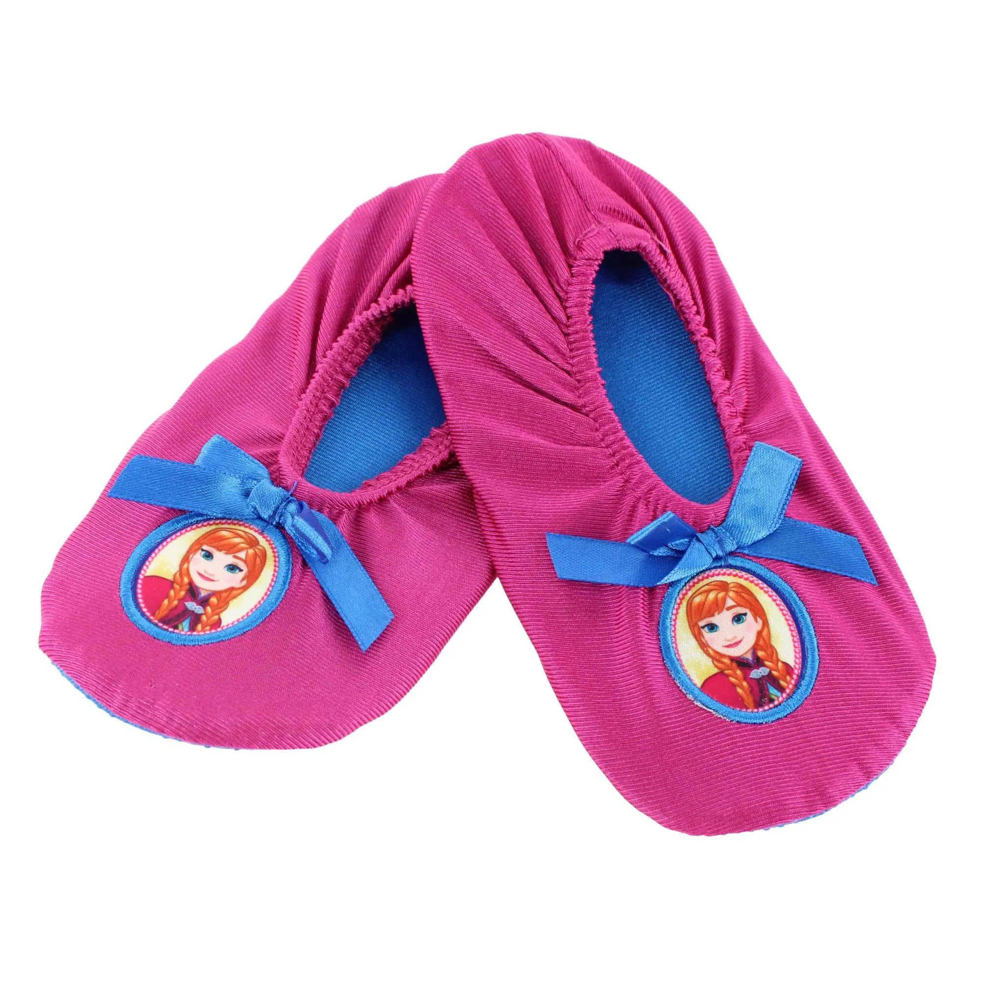 U.P.D., INC Toddler Girl's Frozen Anna House Slipper, Girls Slippers