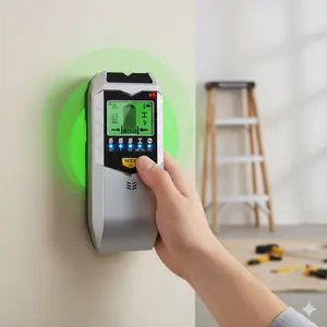 5-in-1 Wall Scanner: Professional Metal, Pipe & Stud Detector with LCD Display, Multi-Mode Deep Sensing & Accurate Digital Positioning for Home Improvement