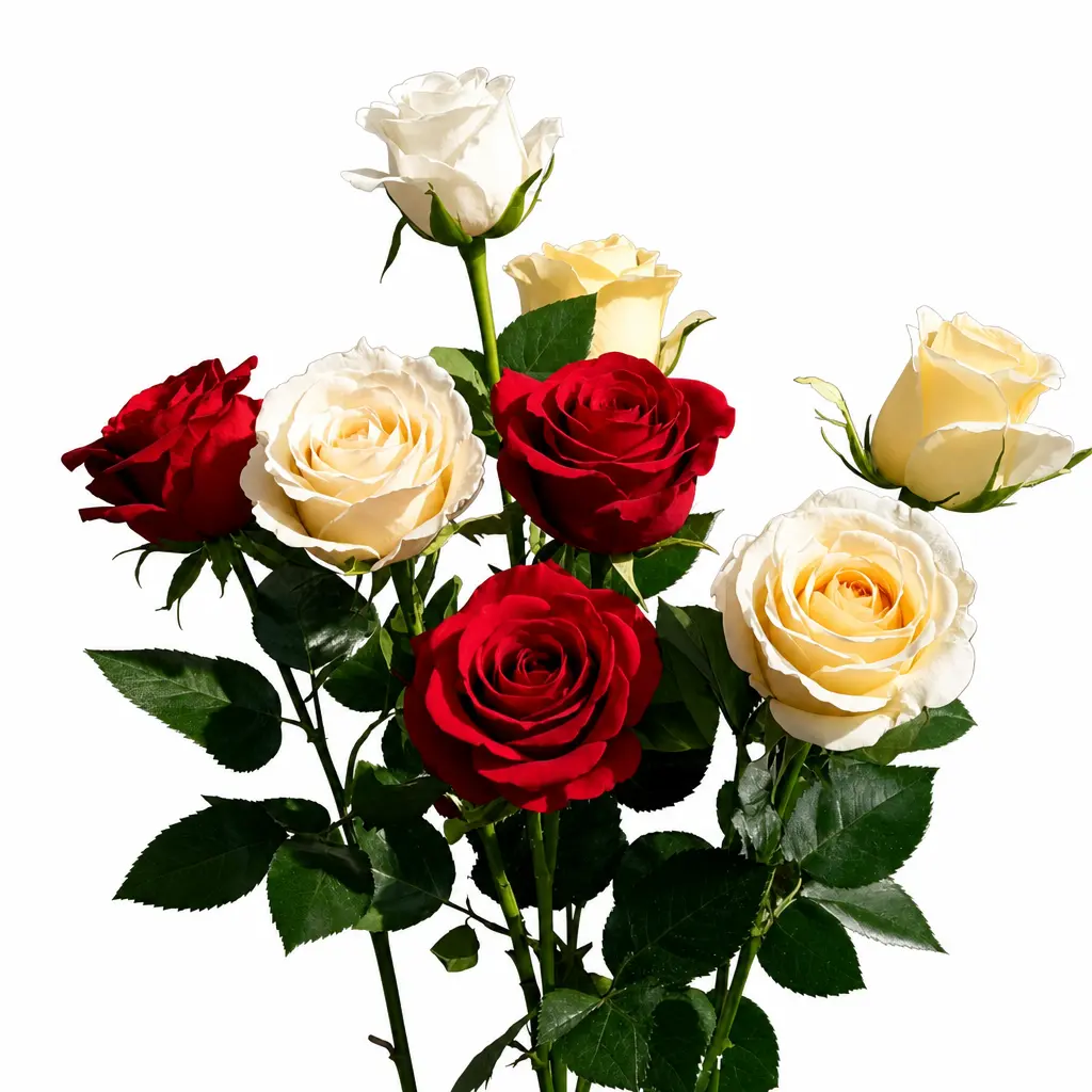 12Pcs Silk Artificial Rose Bouquet Set - 3D Full Realistic Fake Flowers, Luxury Versatile Home Decor for Living Room Desktop, Ideal for Wedding Layout Photo Prop & Waterfall Floral Arrangement Gift