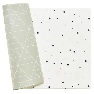 VEVOR Baby Play Mat,  55""x79"" Baby Crawling Mat, Non-Slip One-Piece Soft Baby Playmat, Rollable Reversible Floor Mat, Waterproof Activity Playmats,  for Babies Toddlers Infants, Play & Tummy Time