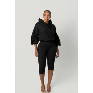 City Drift Cropped Windbreaker - Black