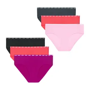 Hanes Moves Girls' Underwear Hipster, 6-Pack, Anti Odor, Breathable Stretch