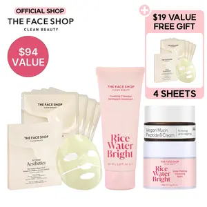 THE FACE SHOP Skincare Affordable Glass Skin Routine, Korean Skincare