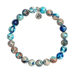 Defining Bracelet- Transformation Bracelet with Earth Jasper Gemstones