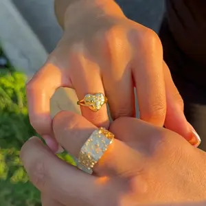 Matching Gold Nugget Ring - His & Hers