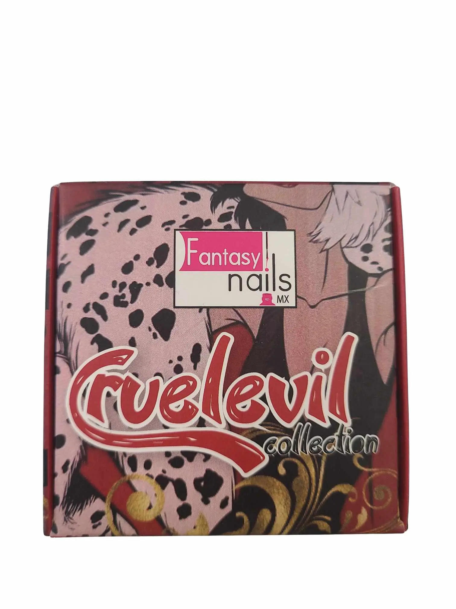 Fantasy Nails Cruelevil Acrylic Powder - 4 Jars (7g Each) of Artistic Material for Nail Art Design Projects, Acrylic Nails Kit